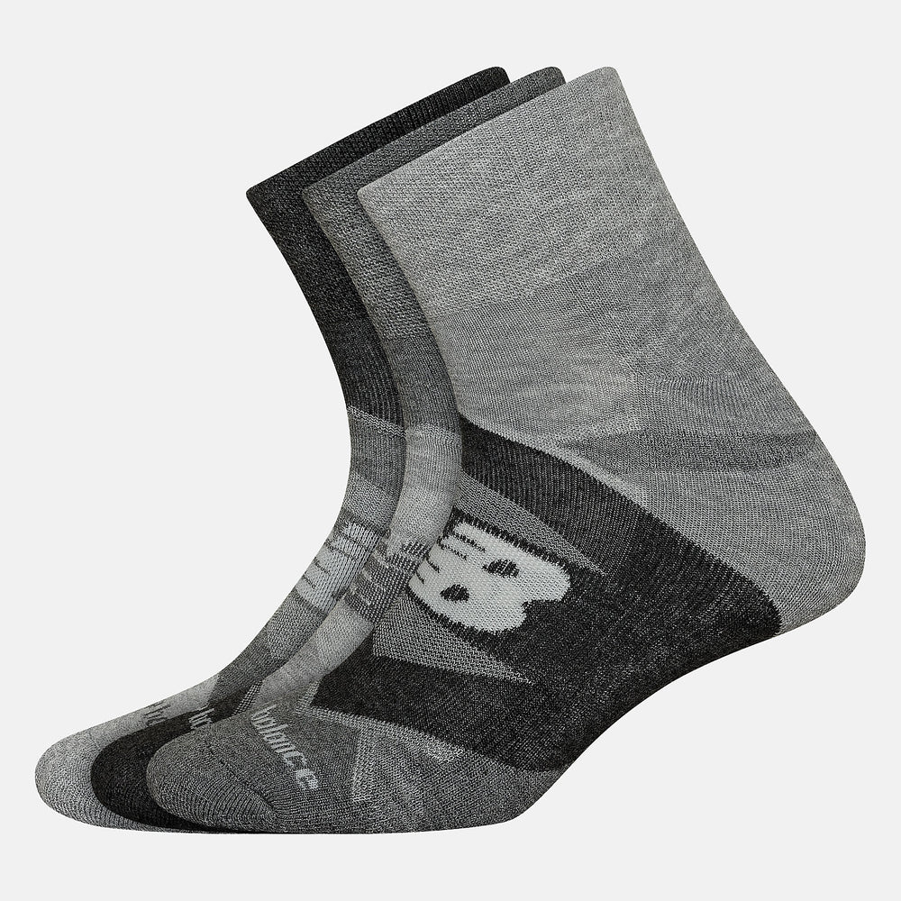 Performance Cushion Quarter Socks 3 Pack-Women|Men | New Balance