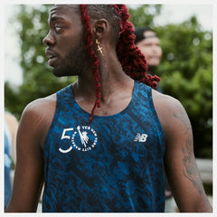 NYC Marathon Printed Impact Run Singlet-Men | New Balance