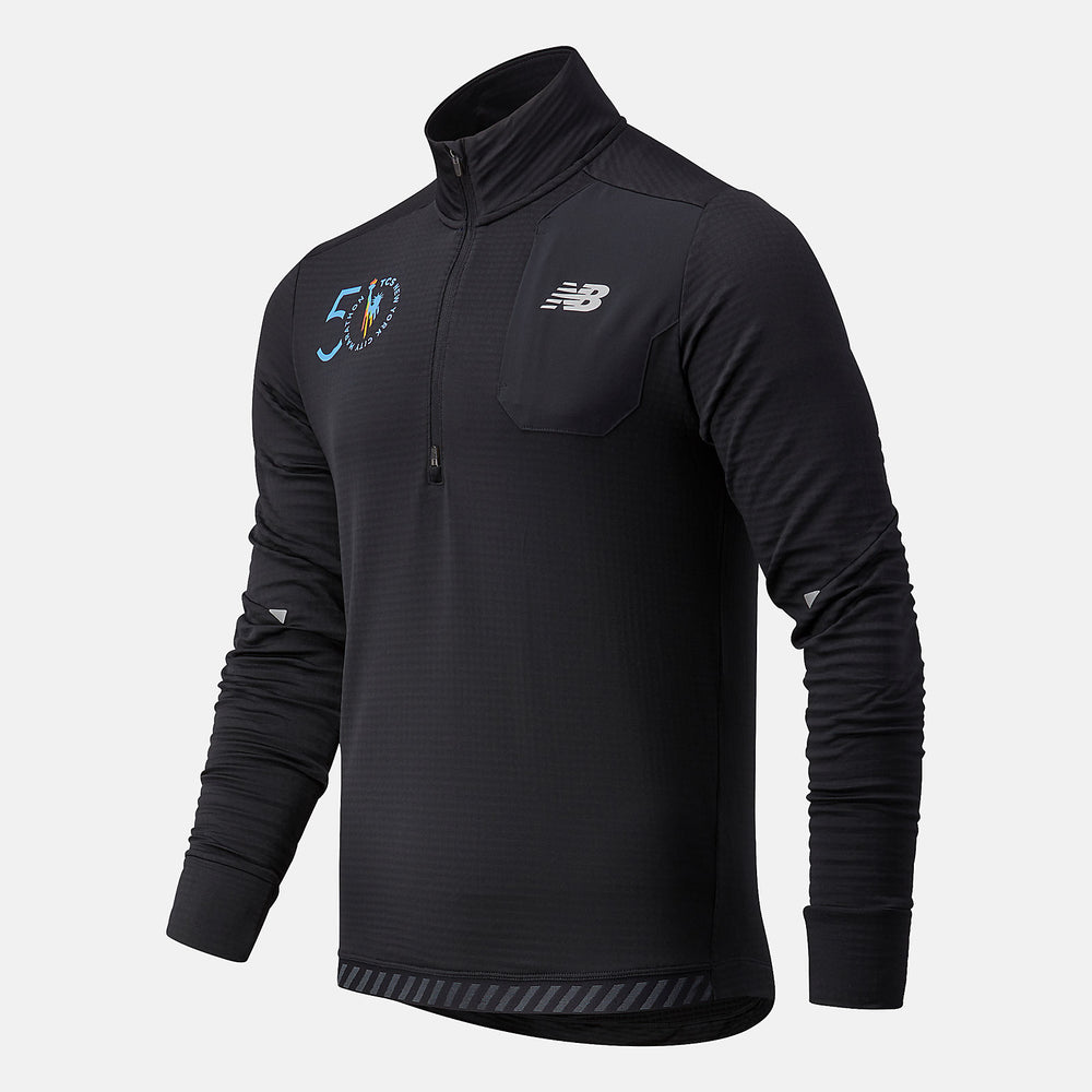 NYC Marathon Impact Run Grid Back Half Zip-Men | New Balance