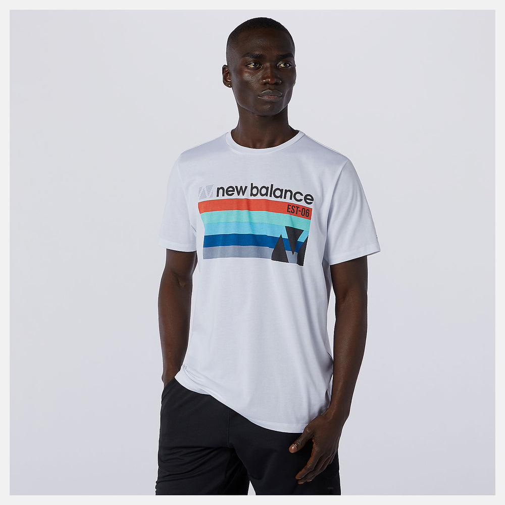 Graphic Heathertech Tee-Men | New Balance