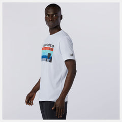 Graphic Heathertech Tee-Men | New Balance