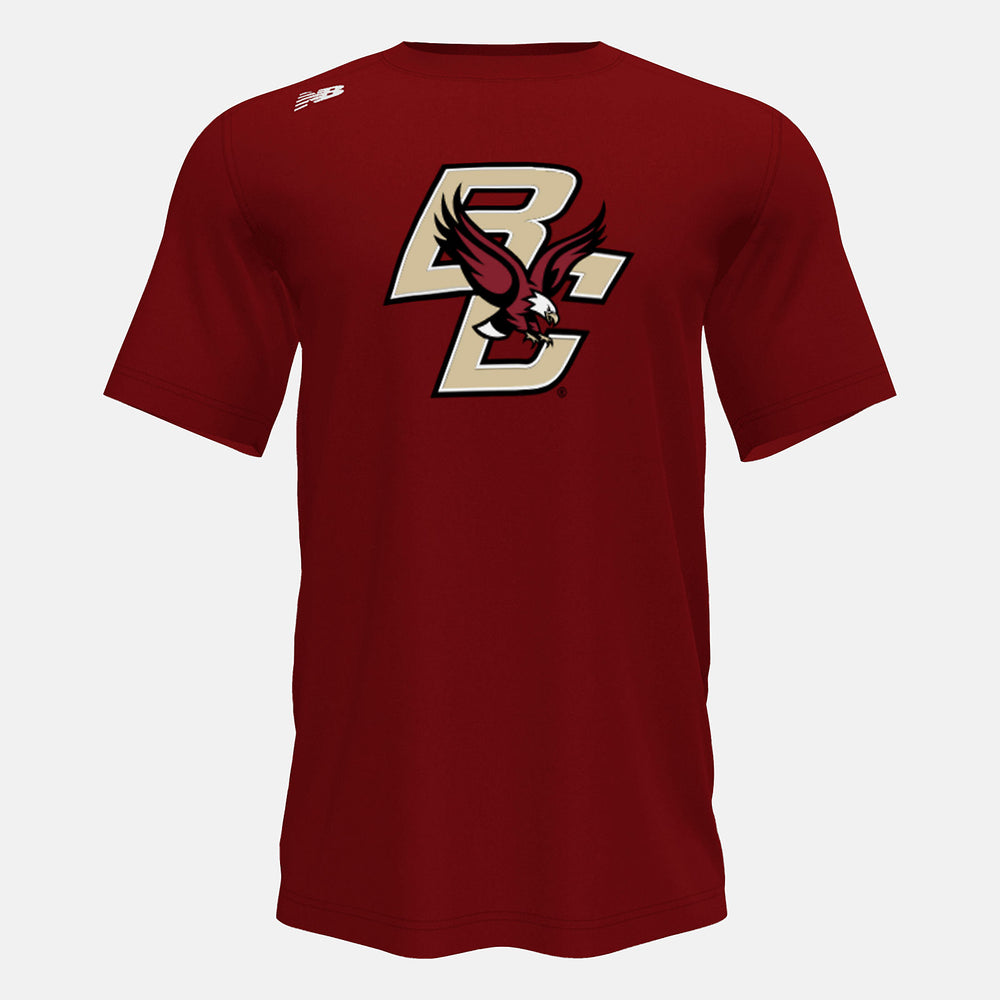 Short Sleeve Tech Tee(Boston College)-Men | New Balance