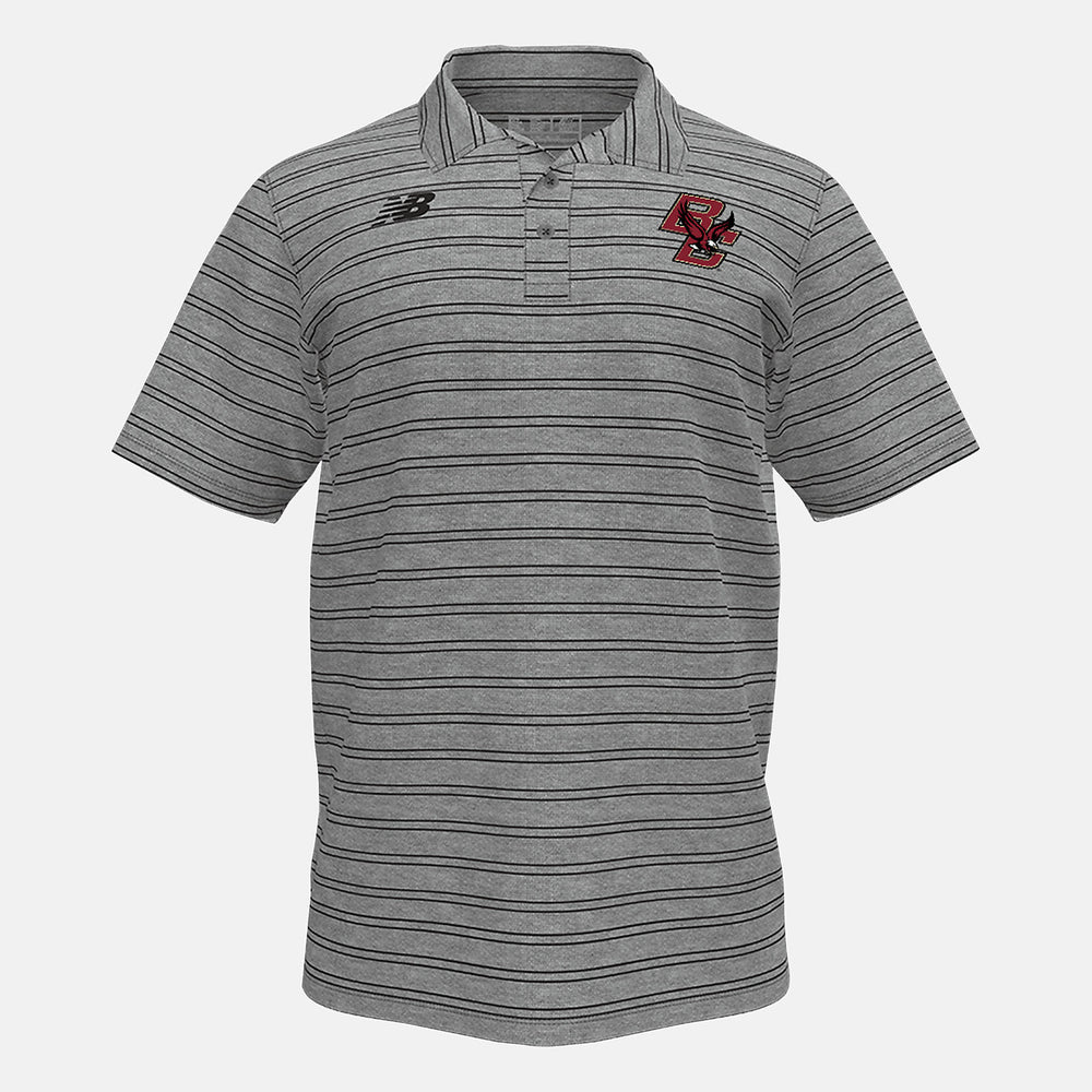 Stripe Polo(Boston College)-Men | New Balance