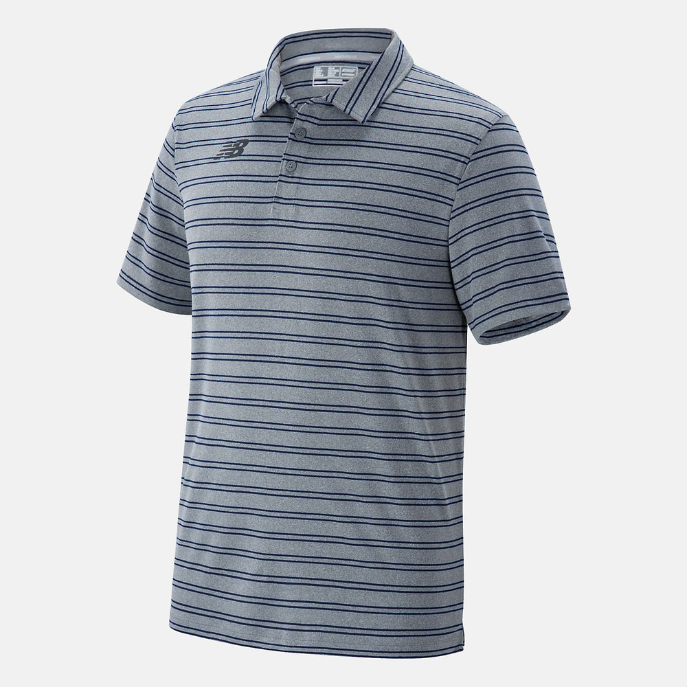 Stripe Polo-Men | New Balance