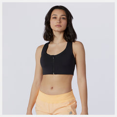 NB Power X Zip Front Bra-Women | New Balance