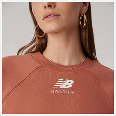 Bandier Fleece Crew-Women | New Balance