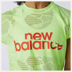 Achiever Collide Open Mesh Tee-Women | New Balance