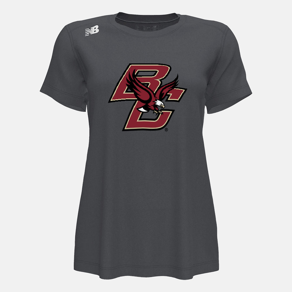 NB Short Sleeve Tech Tee(Boston College)-Women | New Balance