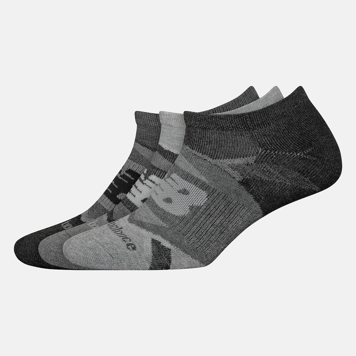 Performance Cushion No Show Socks 3 Pack-Women|Men | New Balance