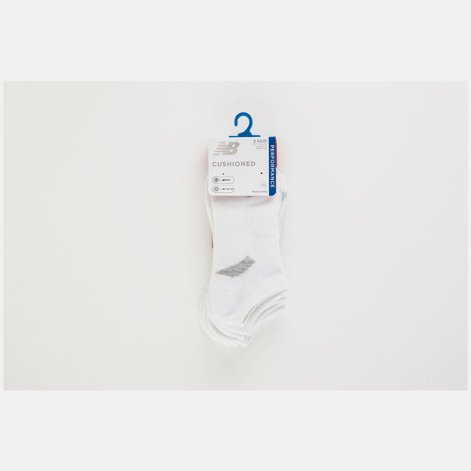 Performance Cushion No Show Socks 3 Pack-Women|Men | New Balance