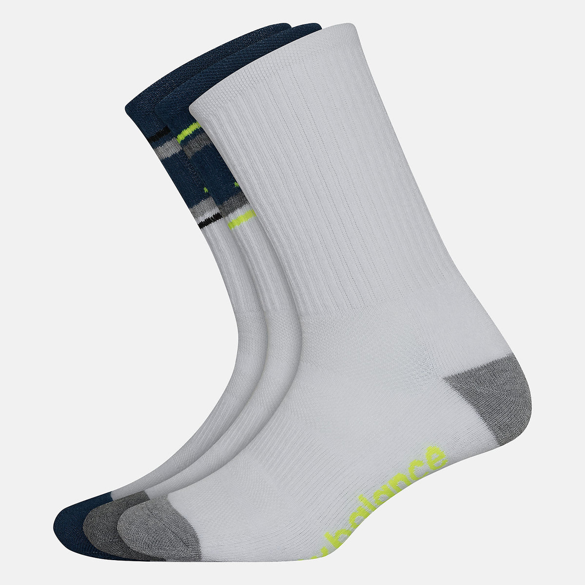 Performance Cushion Crew Socks 3 Pack-Women|Men | New Balance