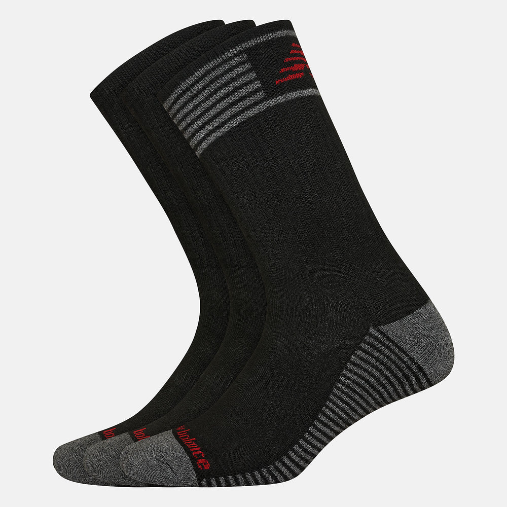 Performance Cushion Crew Socks 3 Pack-Women|Men | New Balance