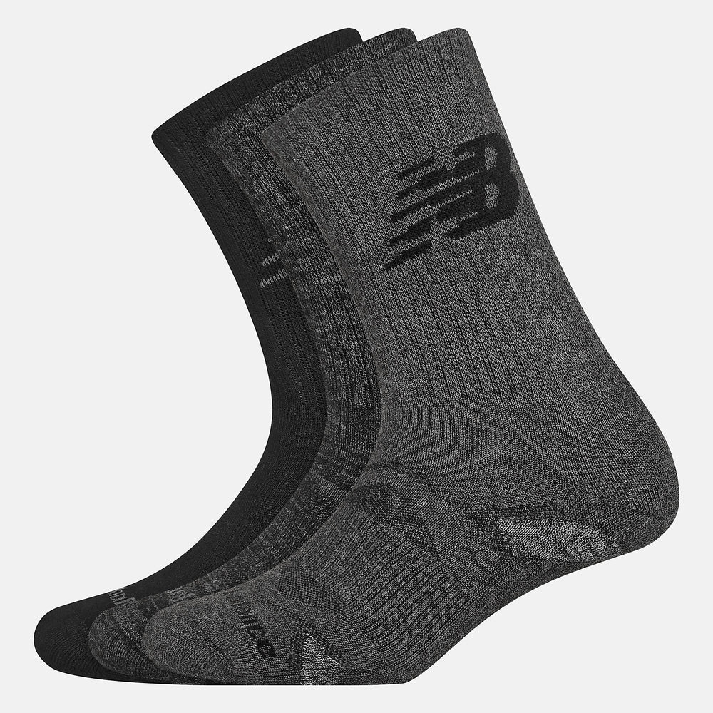 Performance Cushion Crew Socks 3 Pack-Women|Men | New Balance