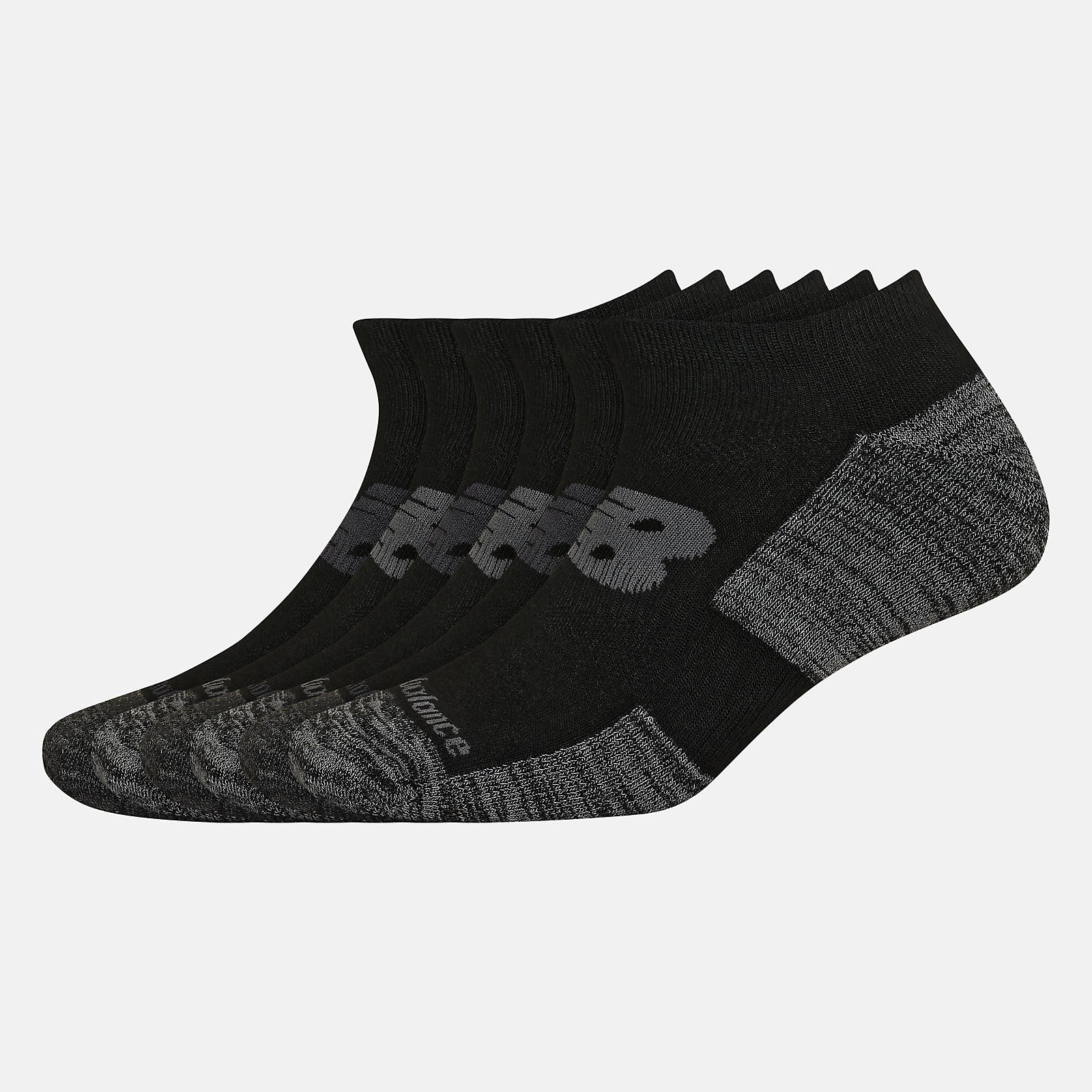 Performance Cushion Low-Cut Socks 6 Pack-Women|Men | New Balance