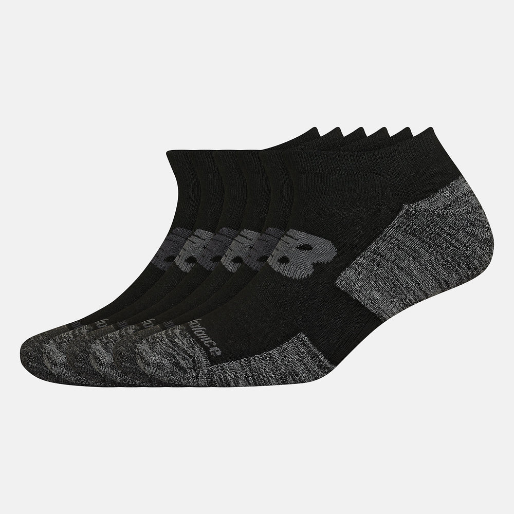 Performance Cushion Low-Cut Socks 6 Pack-Women|Men | New Balance
