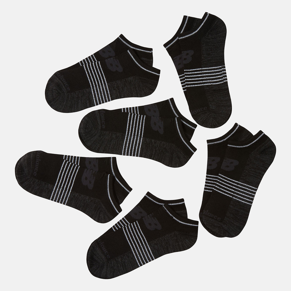 6 PK No Show Flatknit-Women|Men | New Balance
