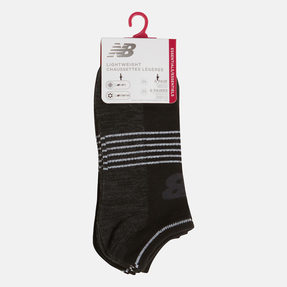 6 PK No Show Flatknit-Women|Men | New Balance
