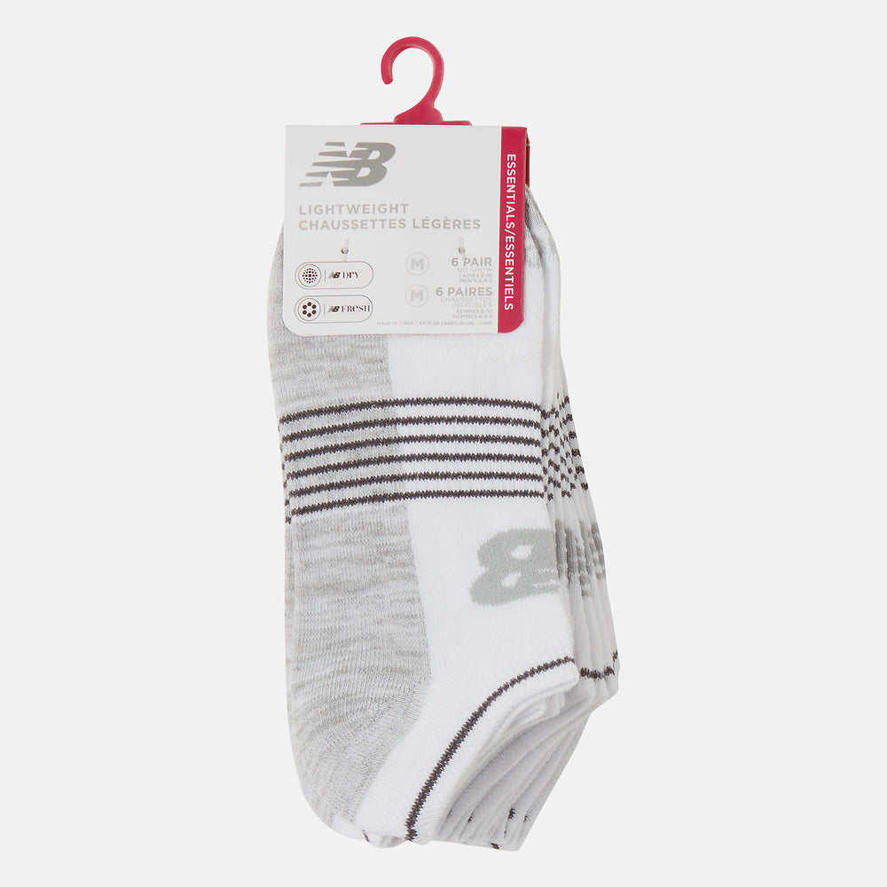 6 PK No Show Flatknit-Women|Men | New Balance