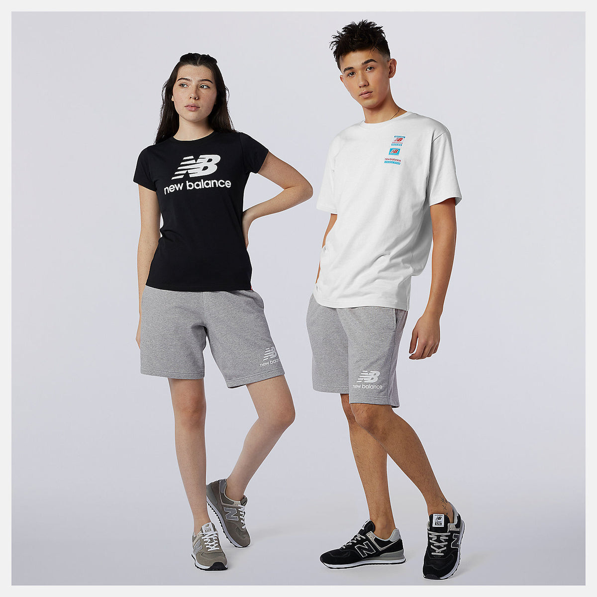 NB Essentials Stacked Logo Short-Women|Men | New Balance