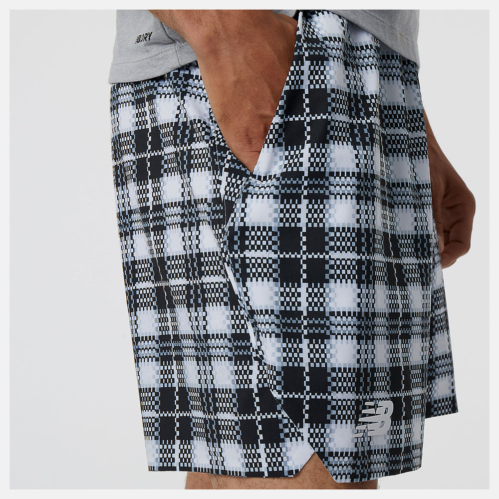 7 In Printed Tournament Short-Men | New Balance