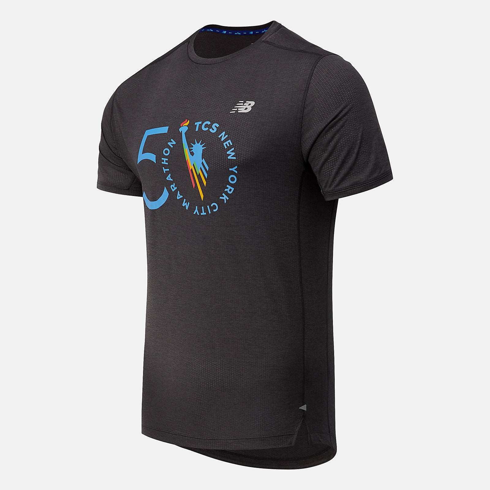 NYC Marathon Impact Run Short Sleeve-Men | New Balance