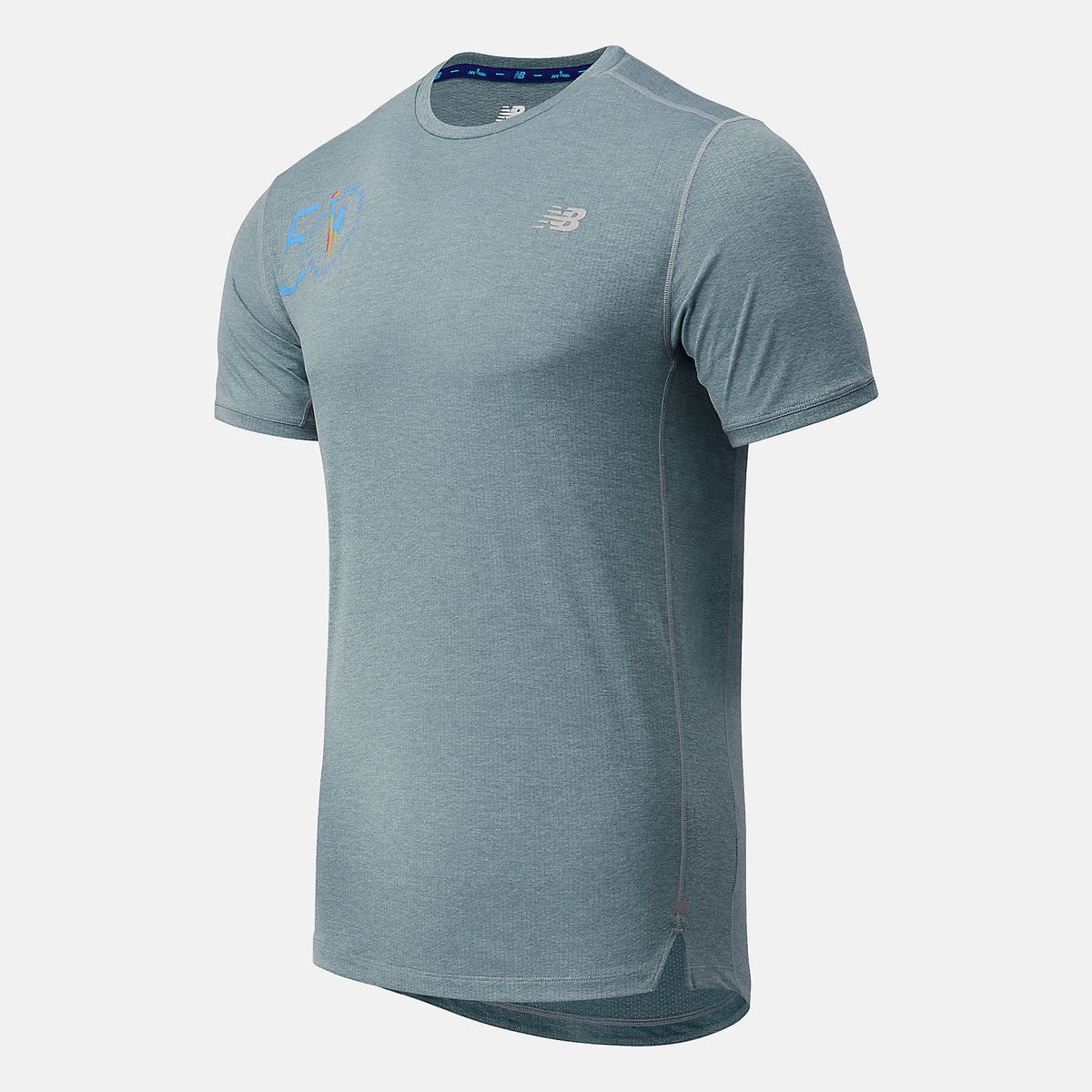 NYC Marathon Impact Run Short Sleeve-Men | New Balance