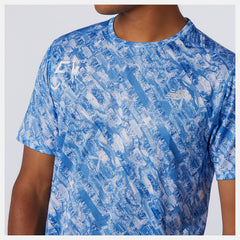 NYC Marathon Printed Impact Run Short Sleeve-Men | New Balance