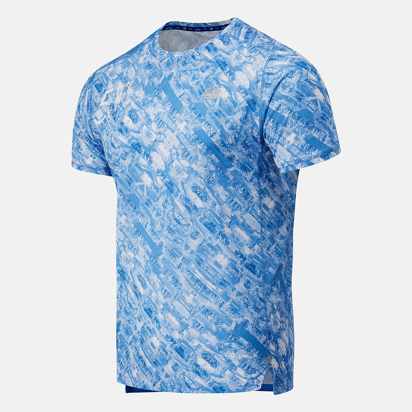 NYC Marathon Printed Impact Run Short Sleeve-Men | New Balance