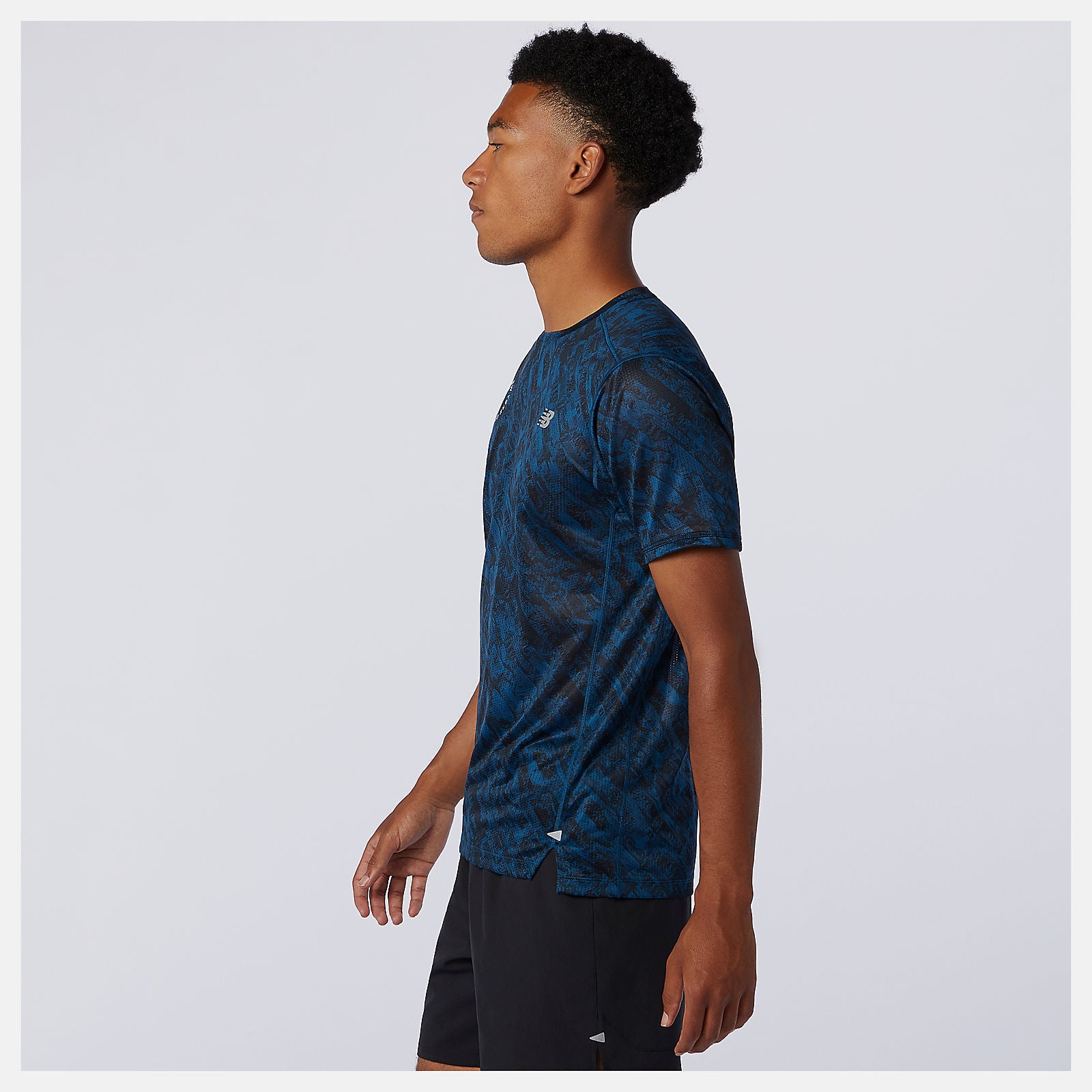 NYC Marathon Printed Impact Run Short Sleeve-Men | New Balance