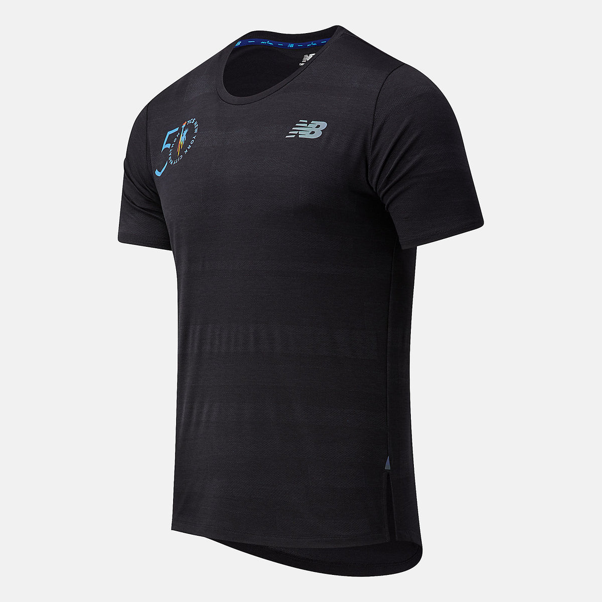NYC Marathon Q Speed Fuel Jacquard Short Sleeve-Men | New Balance