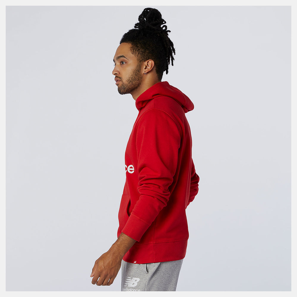 NB Essentials Stacked Logo Po Hoodie-Men | New Balance