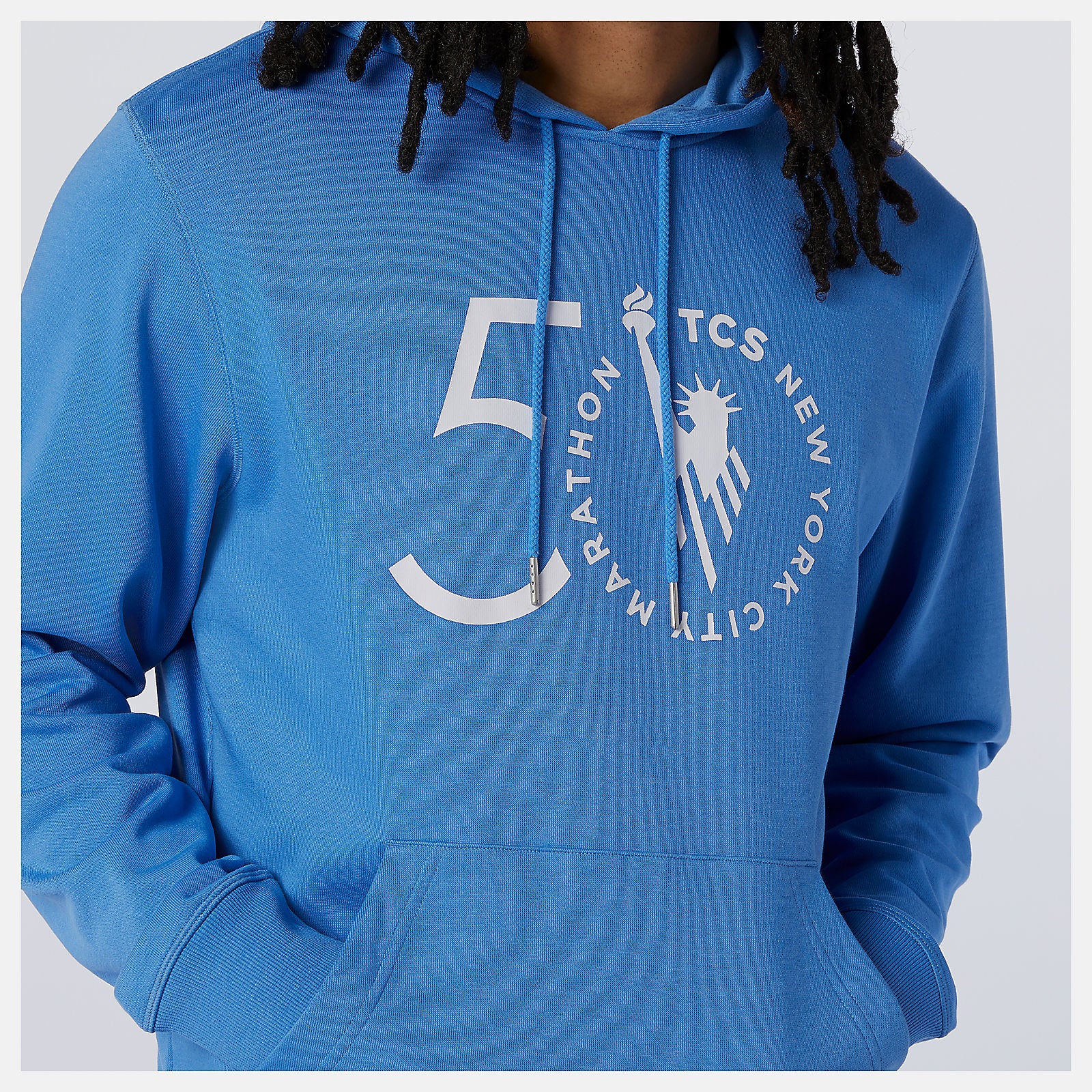 NYC Marathon Essentials Stacked Logo Po Hoodie-Men | New Balance