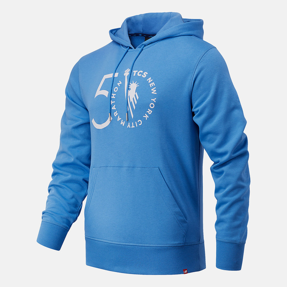 NYC Marathon Essentials Stacked Logo Po Hoodie-Men | New Balance