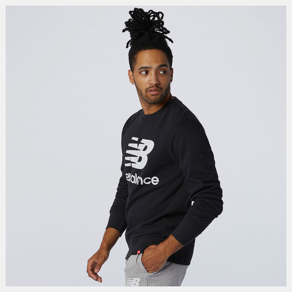NB Essentials Stacked Logo Crew-Men | New Balance