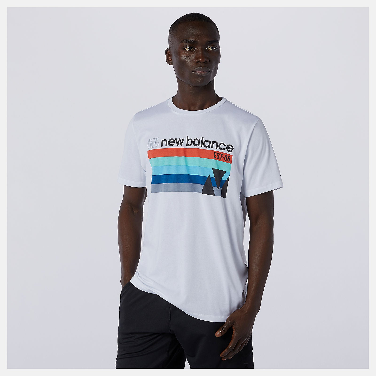 Graphic Heathertech Tee-Men | New Balance