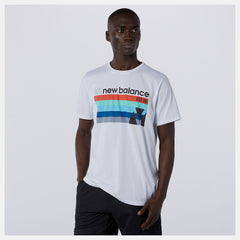 Graphic Heathertech Tee-Men | New Balance