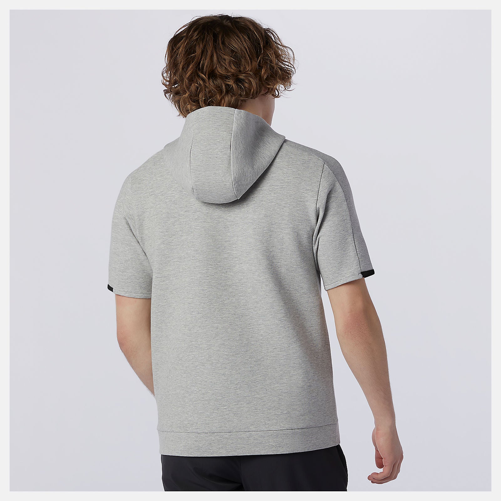 Fortitech Fleece Short Sleeve Hoodie-Men | New Balance