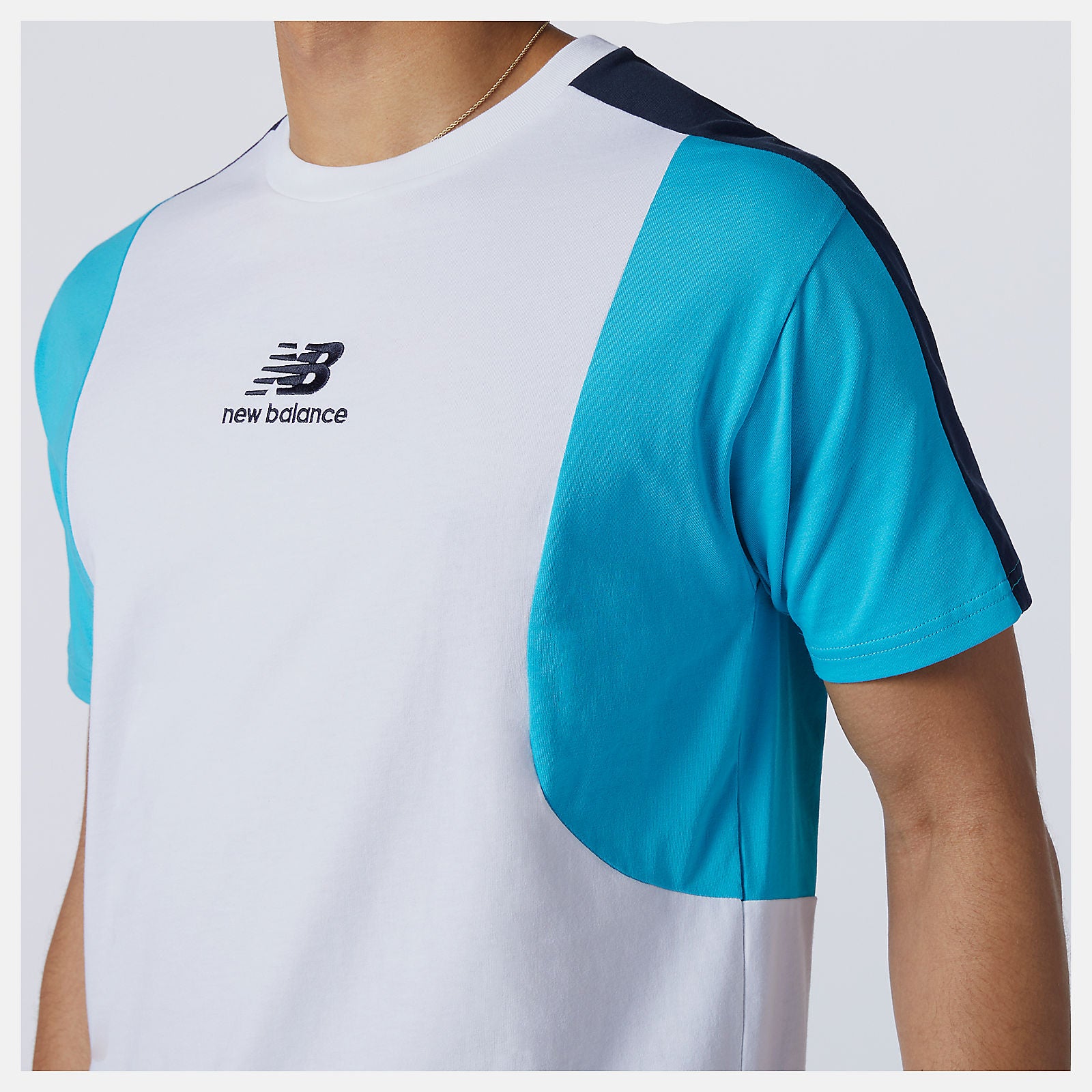 NB Athletics Color Block Tee-Men | New Balance