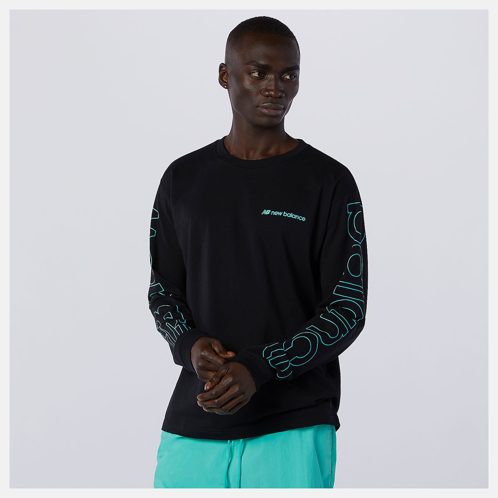 NB Sport Style Optiks Longsleeve Tee-Men | New Balance
