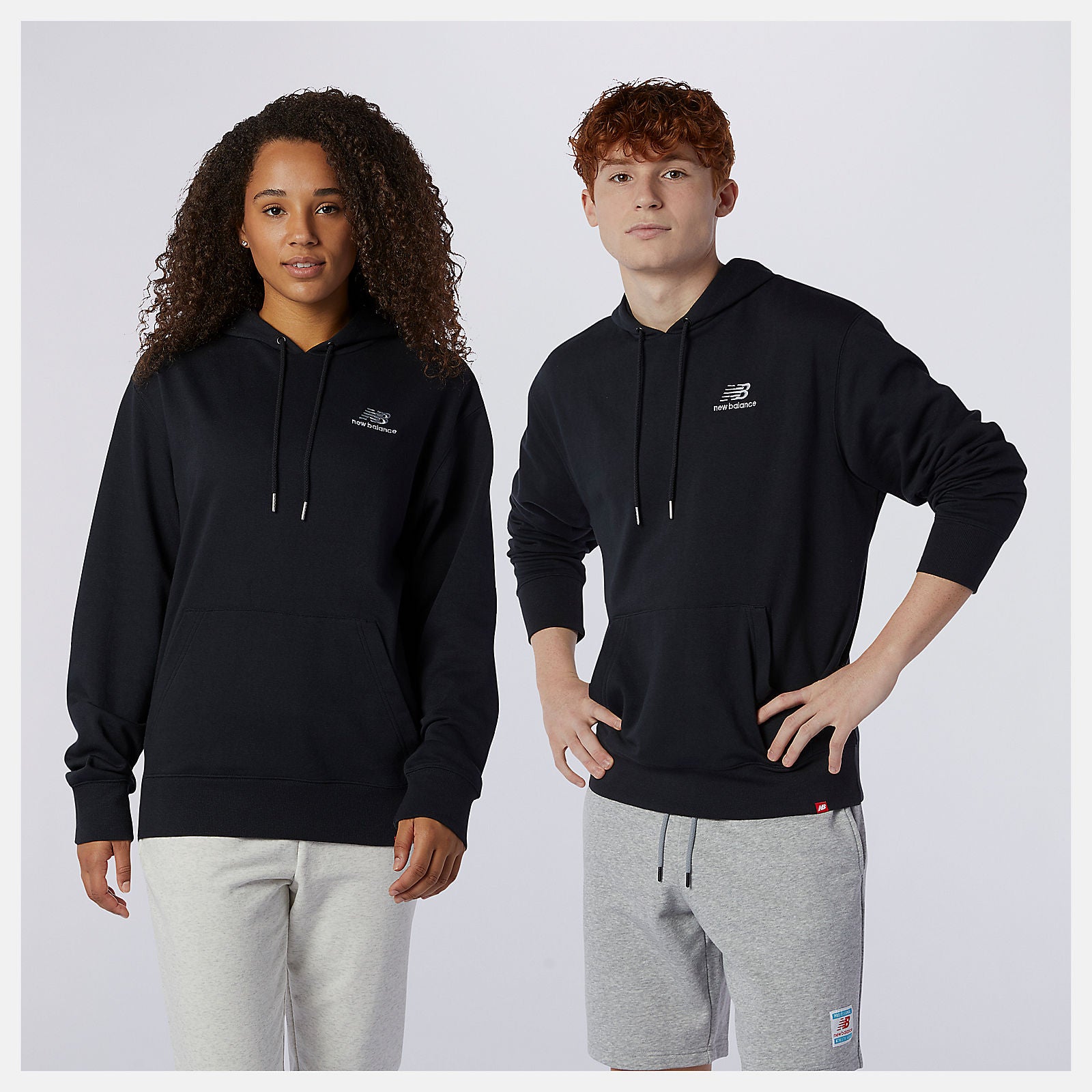 NB Essentials Embroidered Hoodie-Women|Men | New Balance