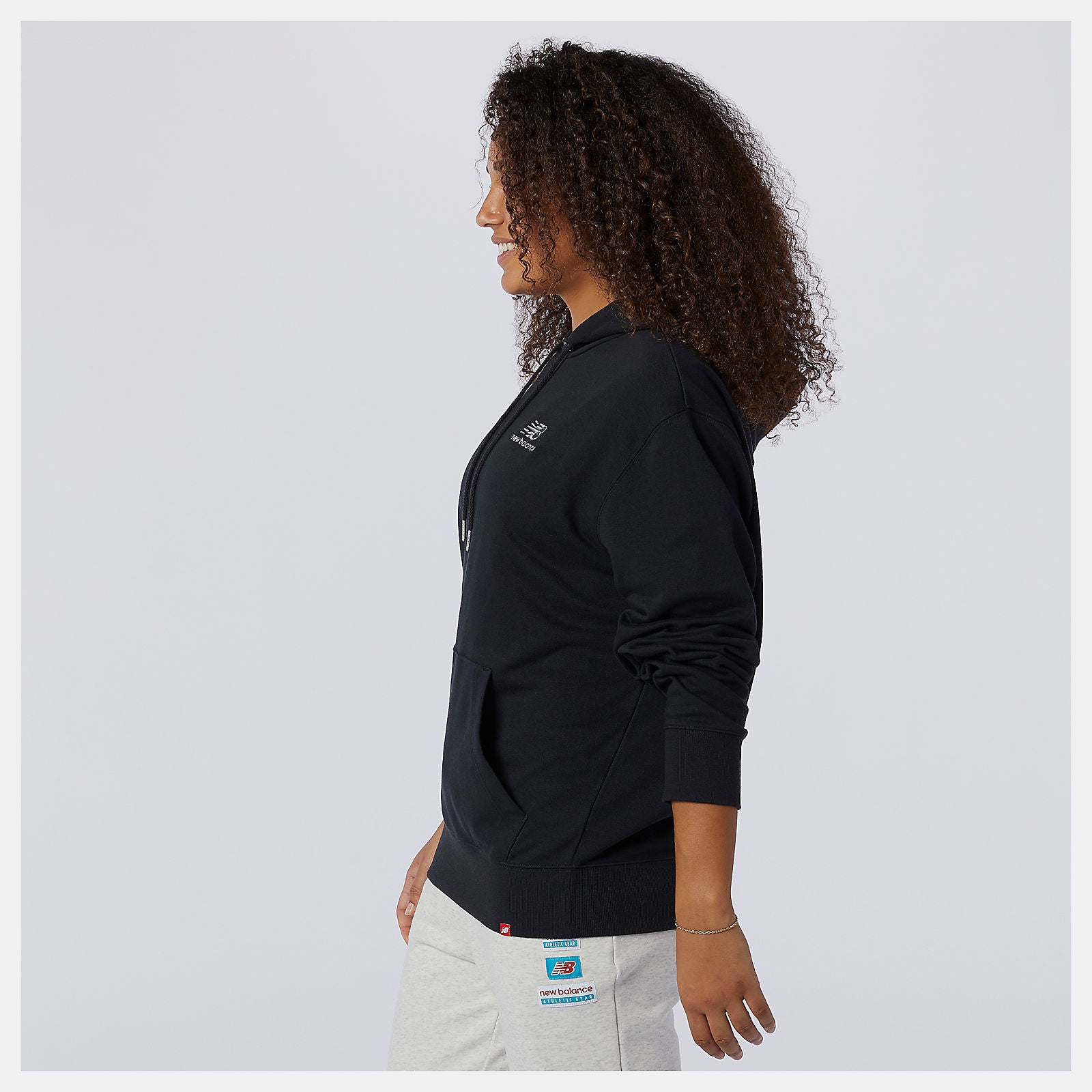 NB Essentials Embroidered Hoodie-Women|Men | New Balance