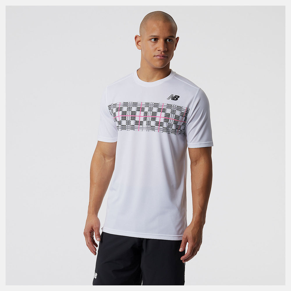Printed Tournament Crew-Men | New Balance