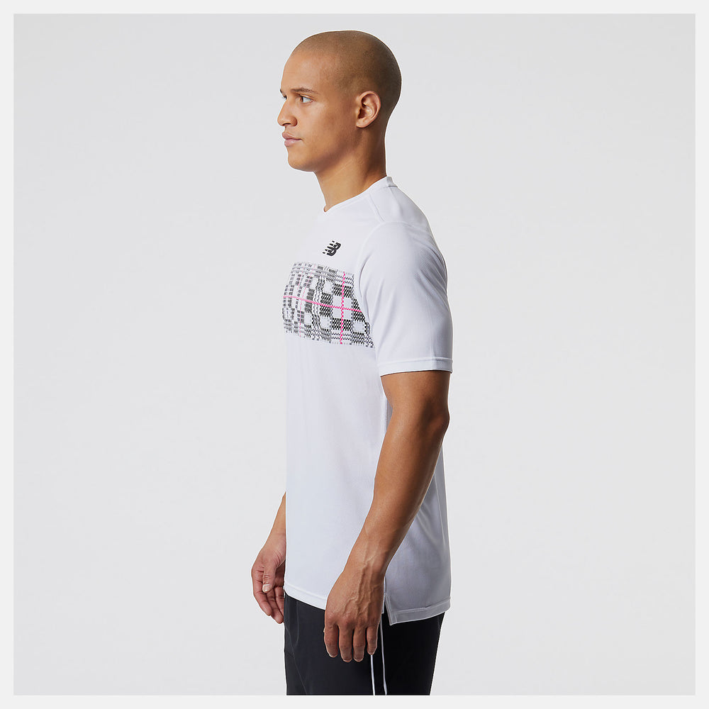 Printed Tournament Crew-Men | New Balance