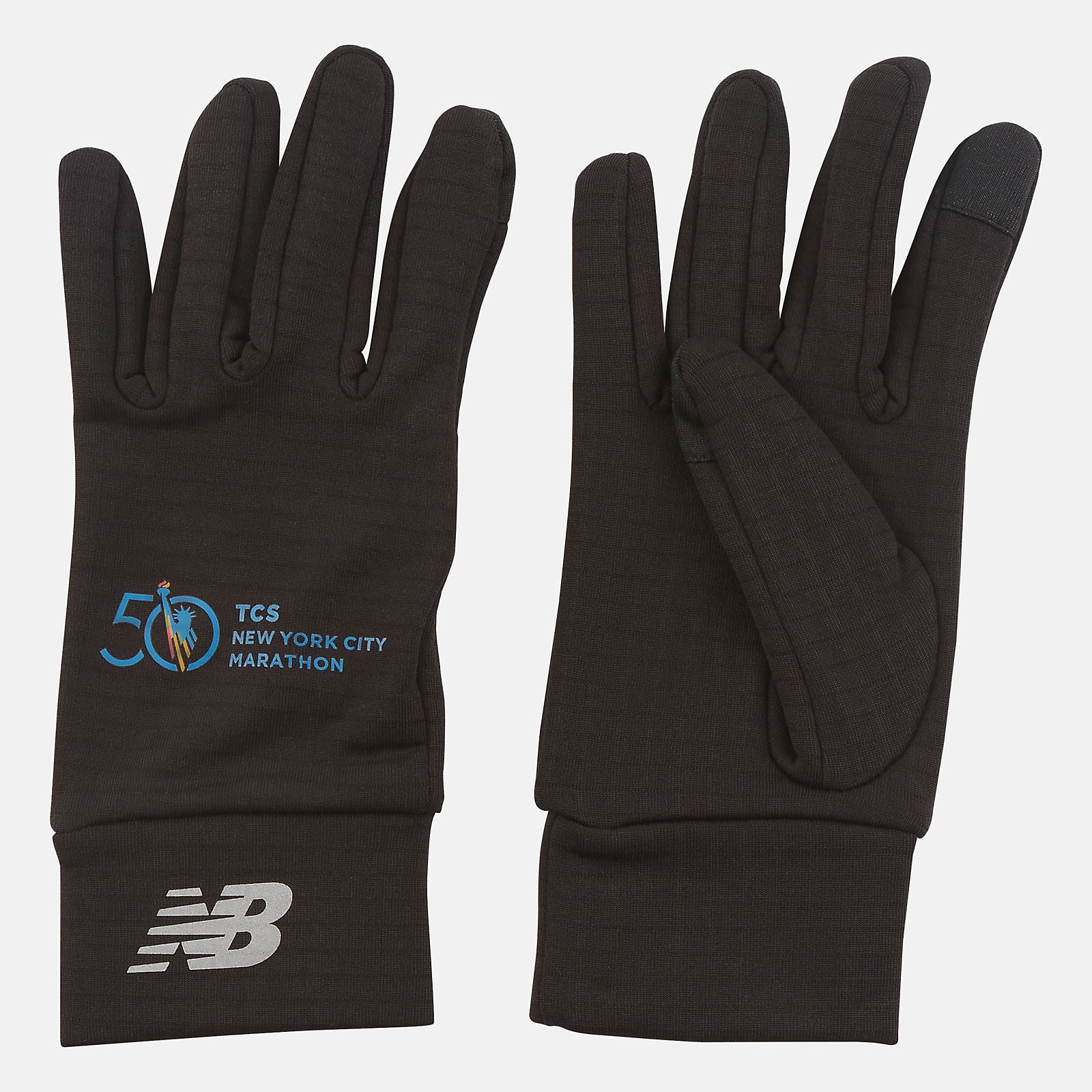 Marathon Heavyweight Grid Fleece Gloves-Women|Men | New Balance