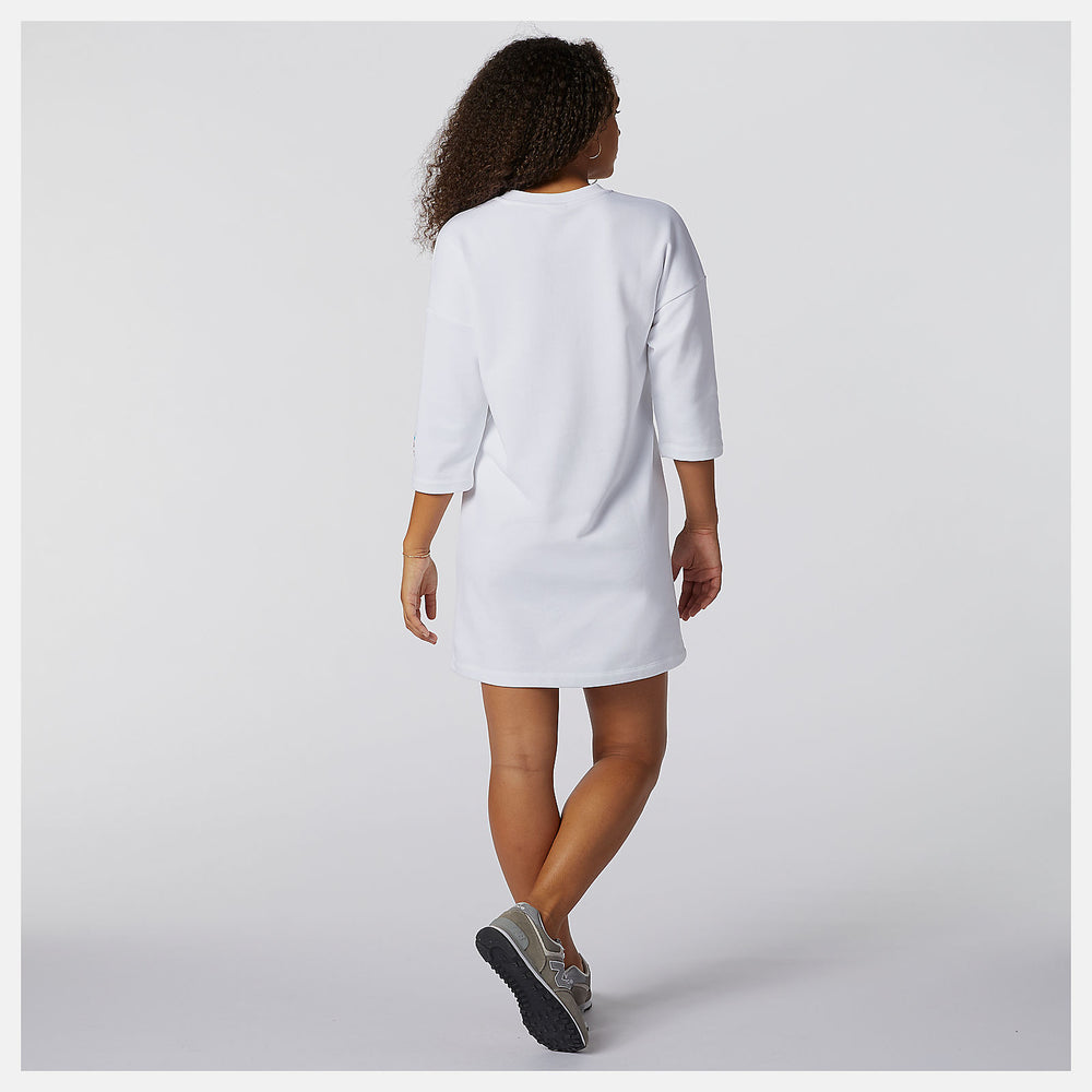 NB Essentials Field Day Crew Fleece Dress-Women | New Balance