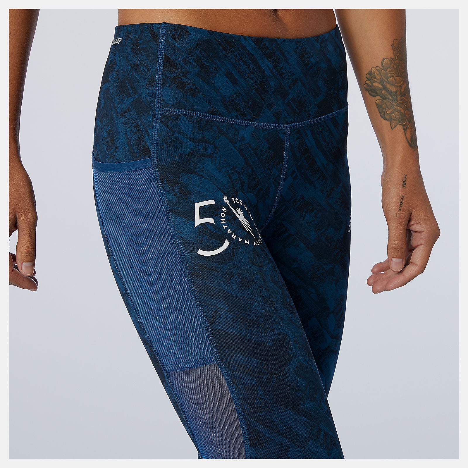 NYC Marathon Printed Impact Run Tight-Women | New Balance