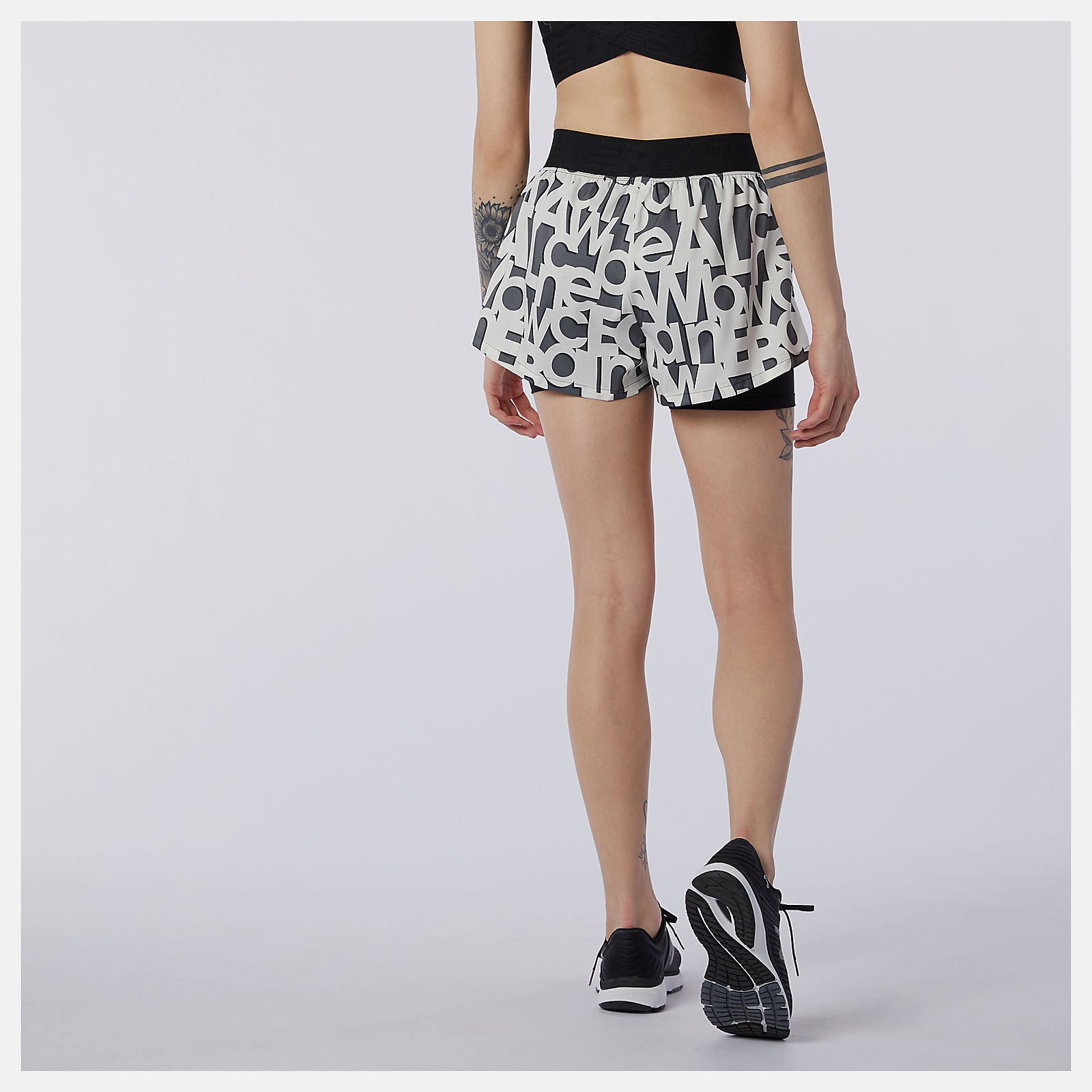 Relentless 2 In 1 Short Printed-Women | New Balance