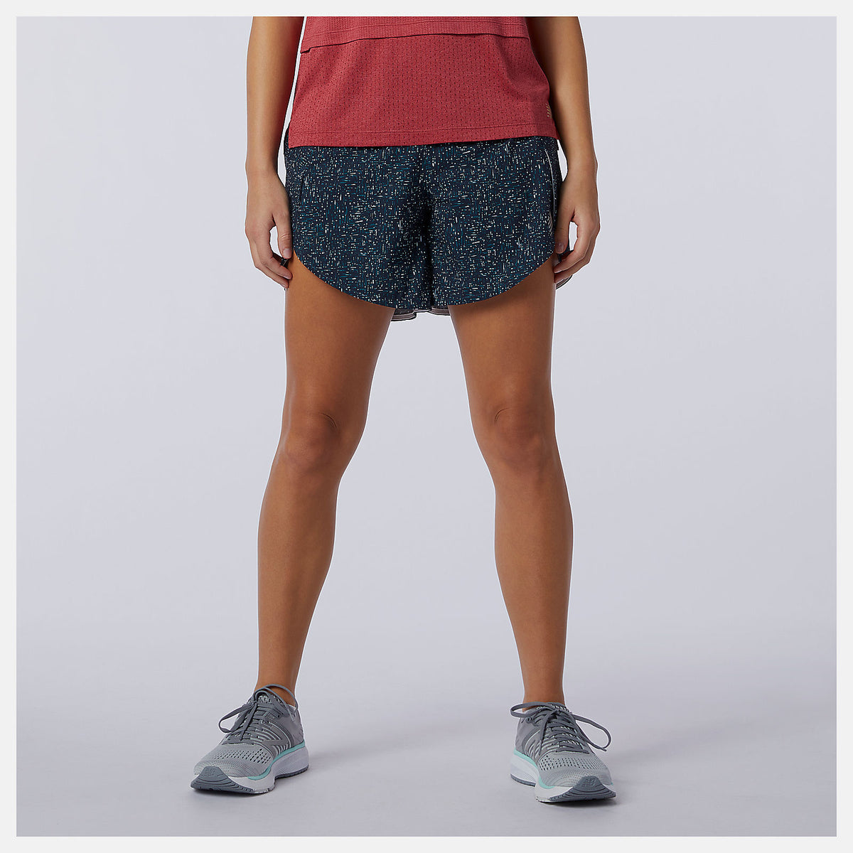Printed Impact Run 5 inch Short-Women | New Balance