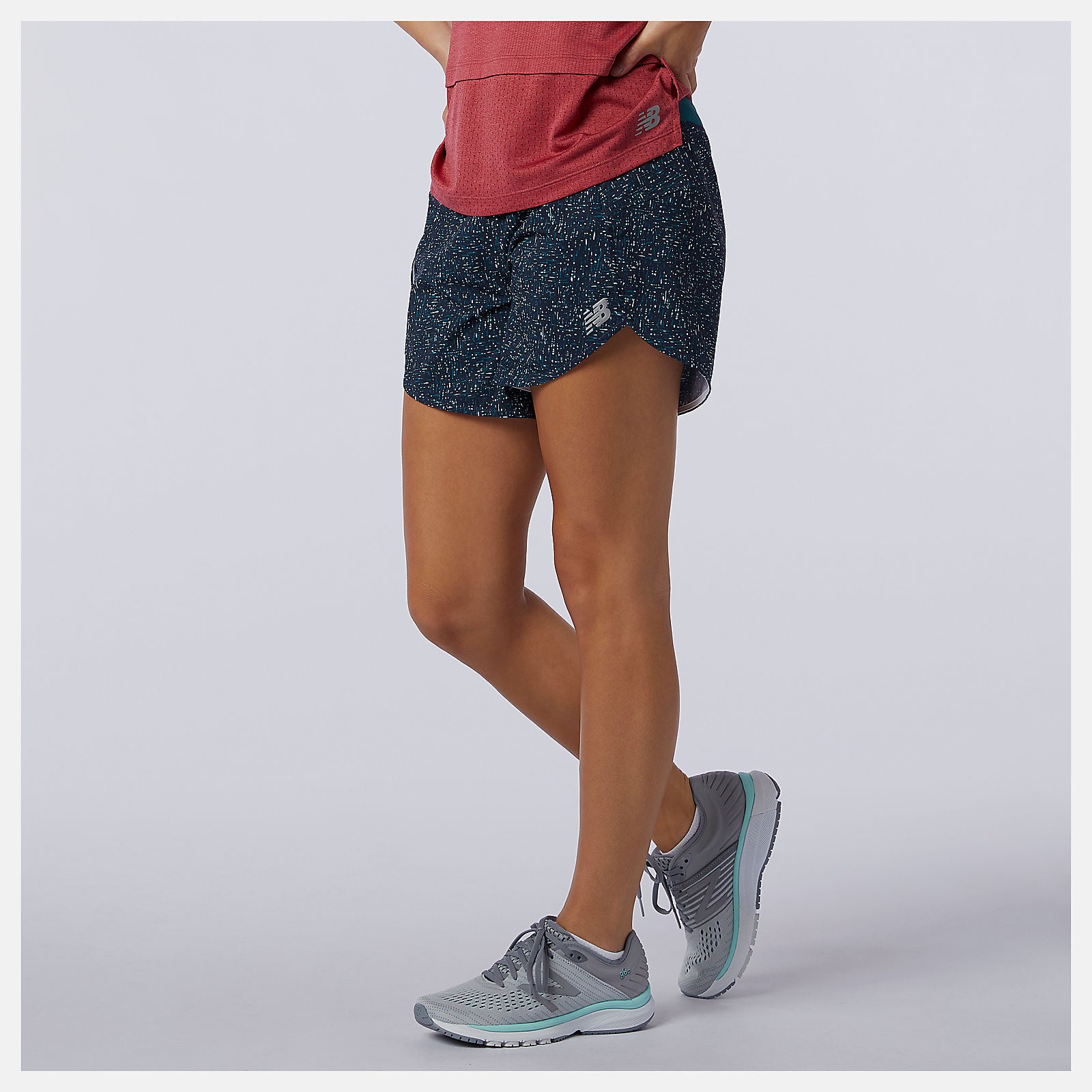 Printed Impact Run 5 inch Short-Women | New Balance