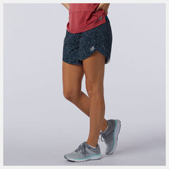 Printed Impact Run 5 inch Short-Women | New Balance